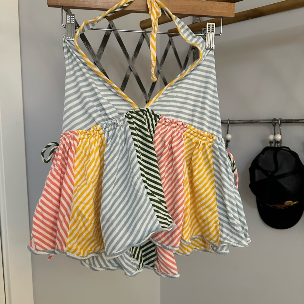 Cotton fun halter top. Worn once.